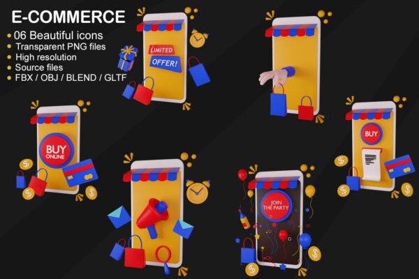 E-commerce 3D bundle