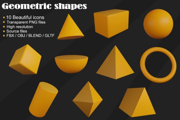 geometric shapes 3d