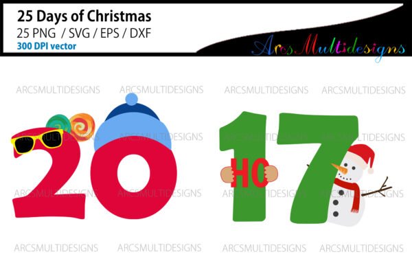 25 days of Christmas svg bundle - Image 2