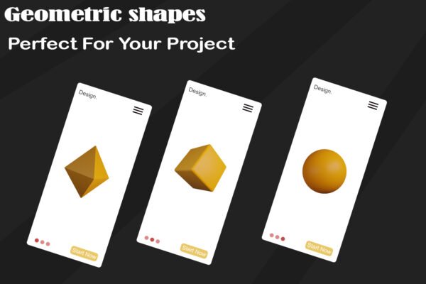 3d shapes bundle