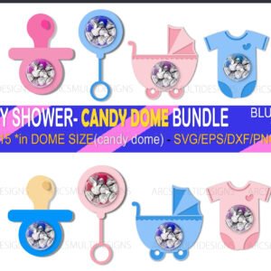 Baby shower candy dome bundle