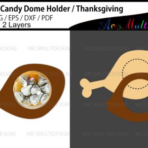 Thanksgiving Chicken candy dome