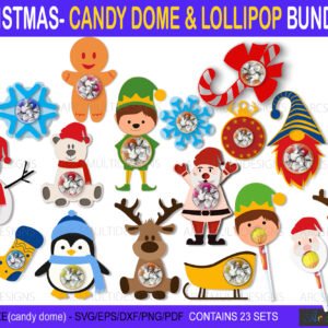 Christmas candy dome bundle