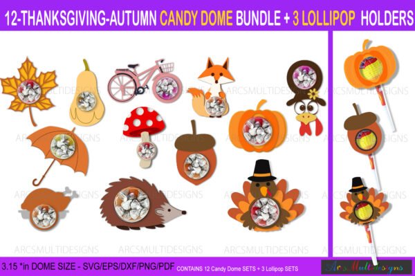 thanksgiving candy dome bundle