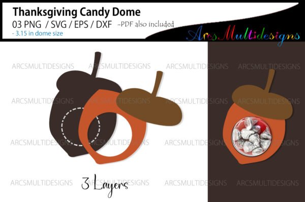 thanksgiving acorn candy bundle