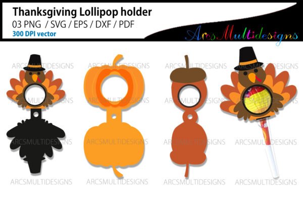 thanksgiving lollipop holder bundle