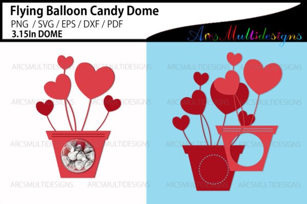 flying balloon candy dome