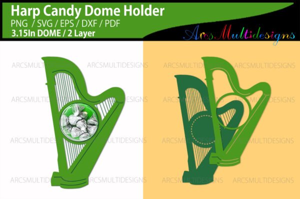 Harp Candy Dome Holder