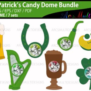 St. Patrick candy dome bundle