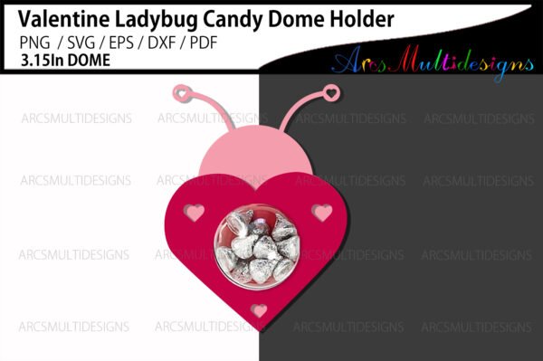 Valentines candy dome